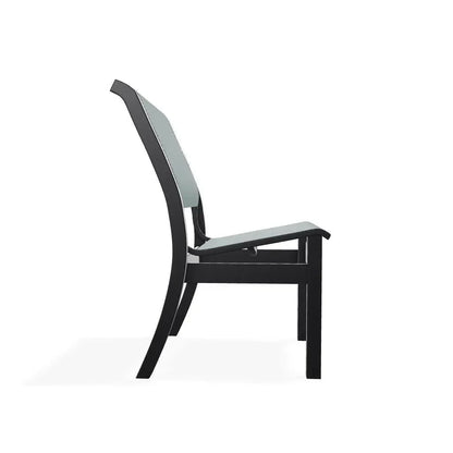 Leeward MGP Sling Armless Stacking Outdoor Side Chair