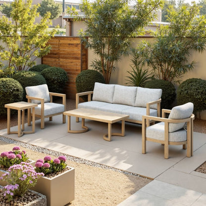 Leto Olefin Fabric Outdoor Sofa