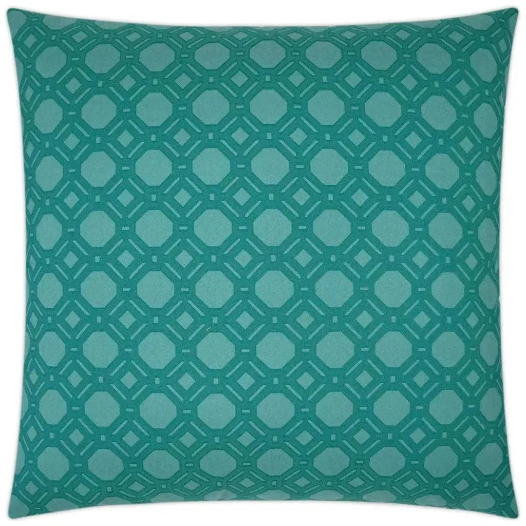 Level Off Peacock Blue Throw Pillow Insert