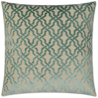 Liberty Aqua Green Throw Pillow With Insert
