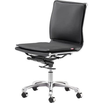 Lider Plus Armless Office Chair Black