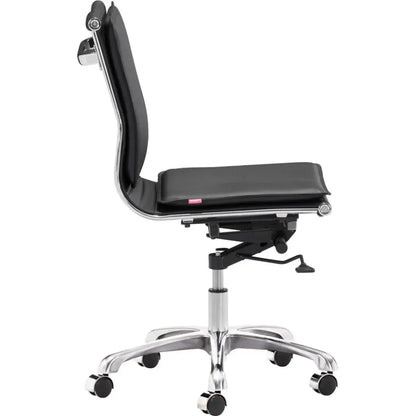 Lider Plus Armless Office Chair Black