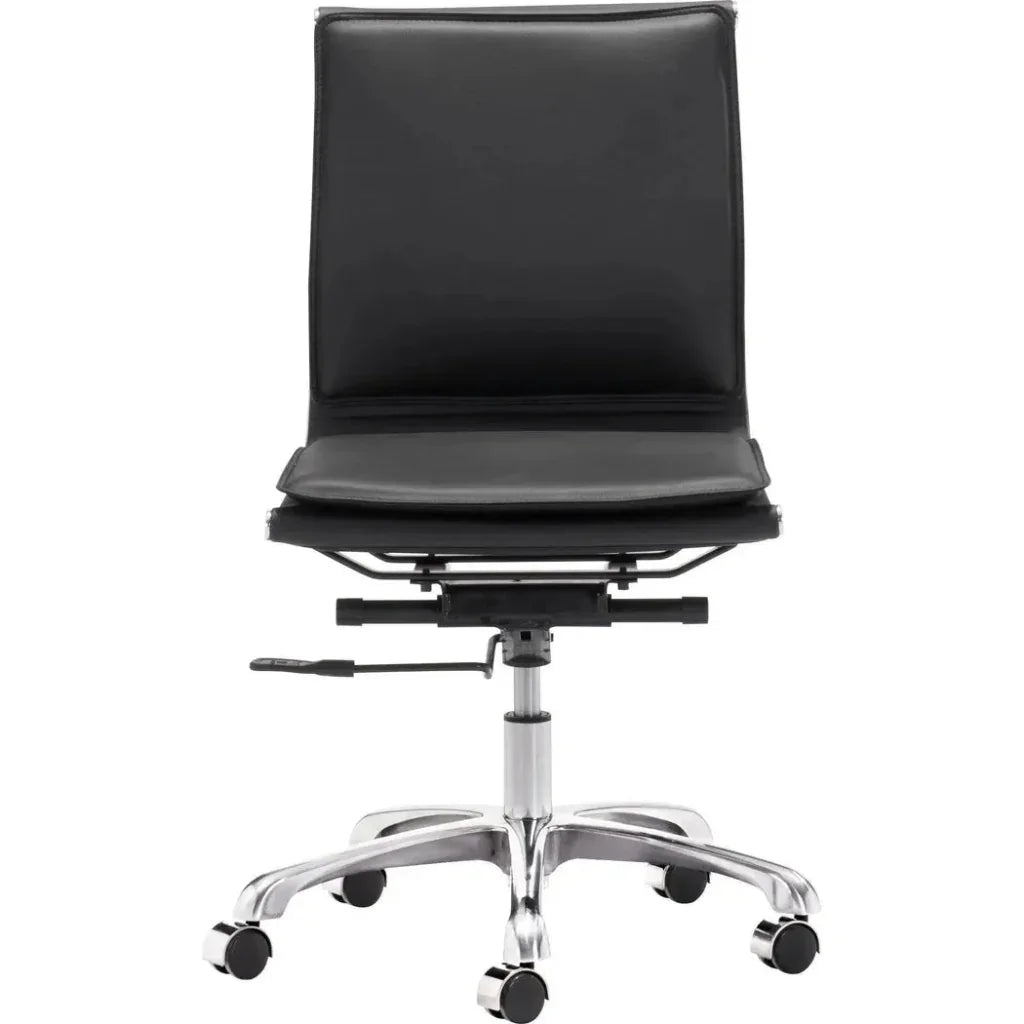 Lider Plus Armless Office Chair Black