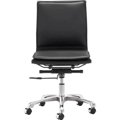 Lider Plus Armless Office Chair Black