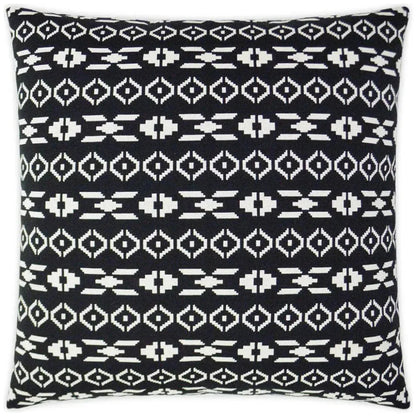Lightning Black Throw Pillow With Insert