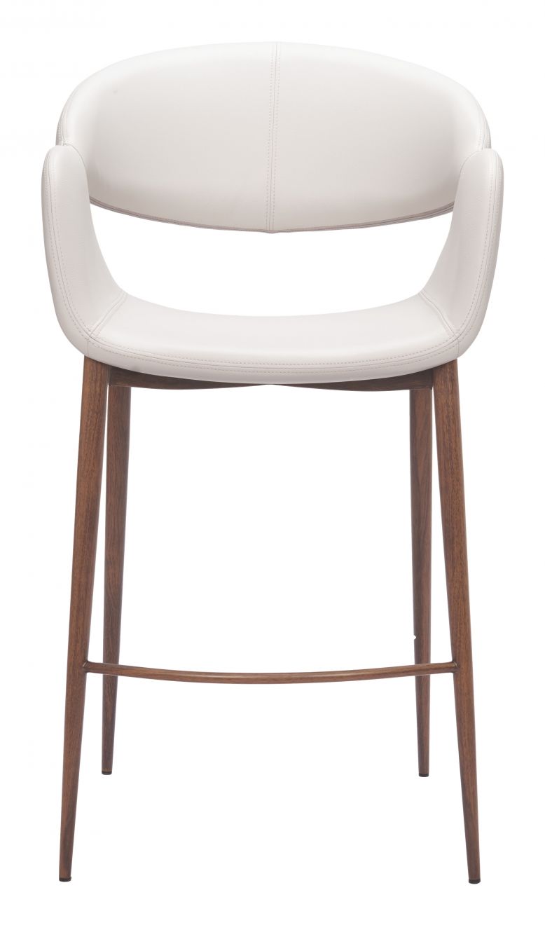 Limay Faux Leather Counter Stool