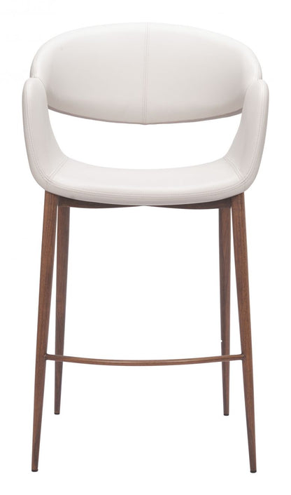 Limay Faux Leather Counter Stool