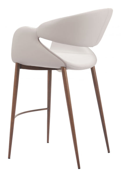 Limay Faux Leather Counter Stool
