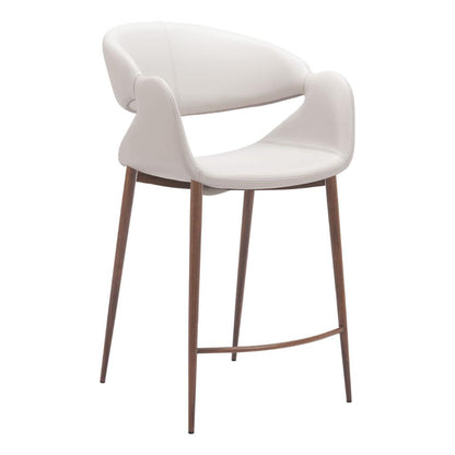 Limay Faux Leather Counter Stool