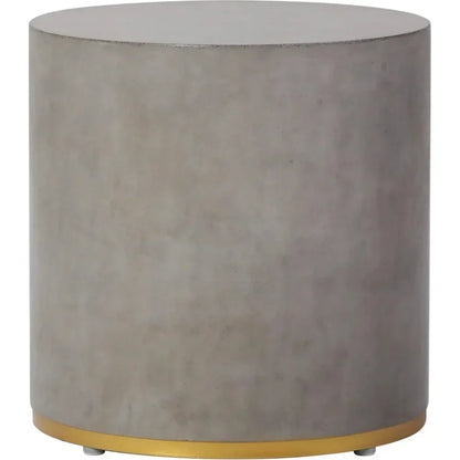 Linea Ring Accent Table Set - Gold Outdoor End Tables