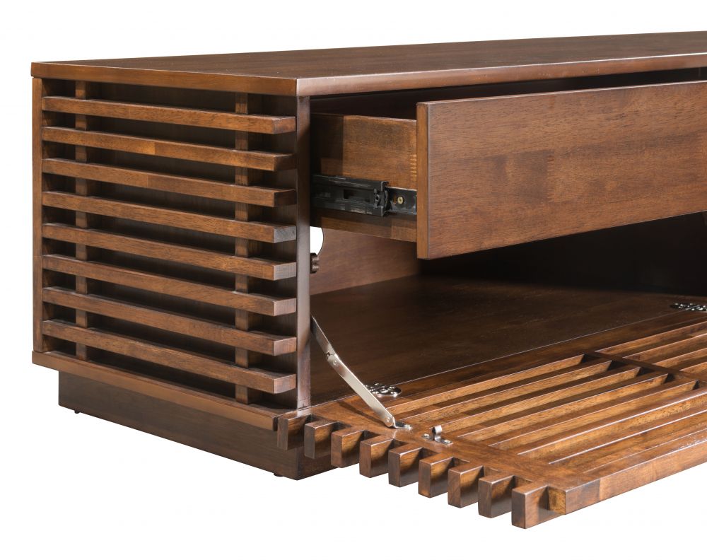 Linea Wide Wooden Entertainment Stand