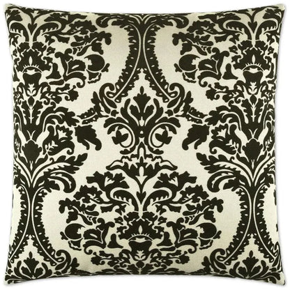 Linetta Black Throw Pillow With Insert