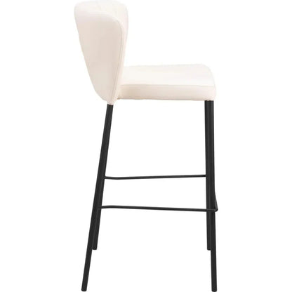 Linz Barstool (Set of 2) Cream