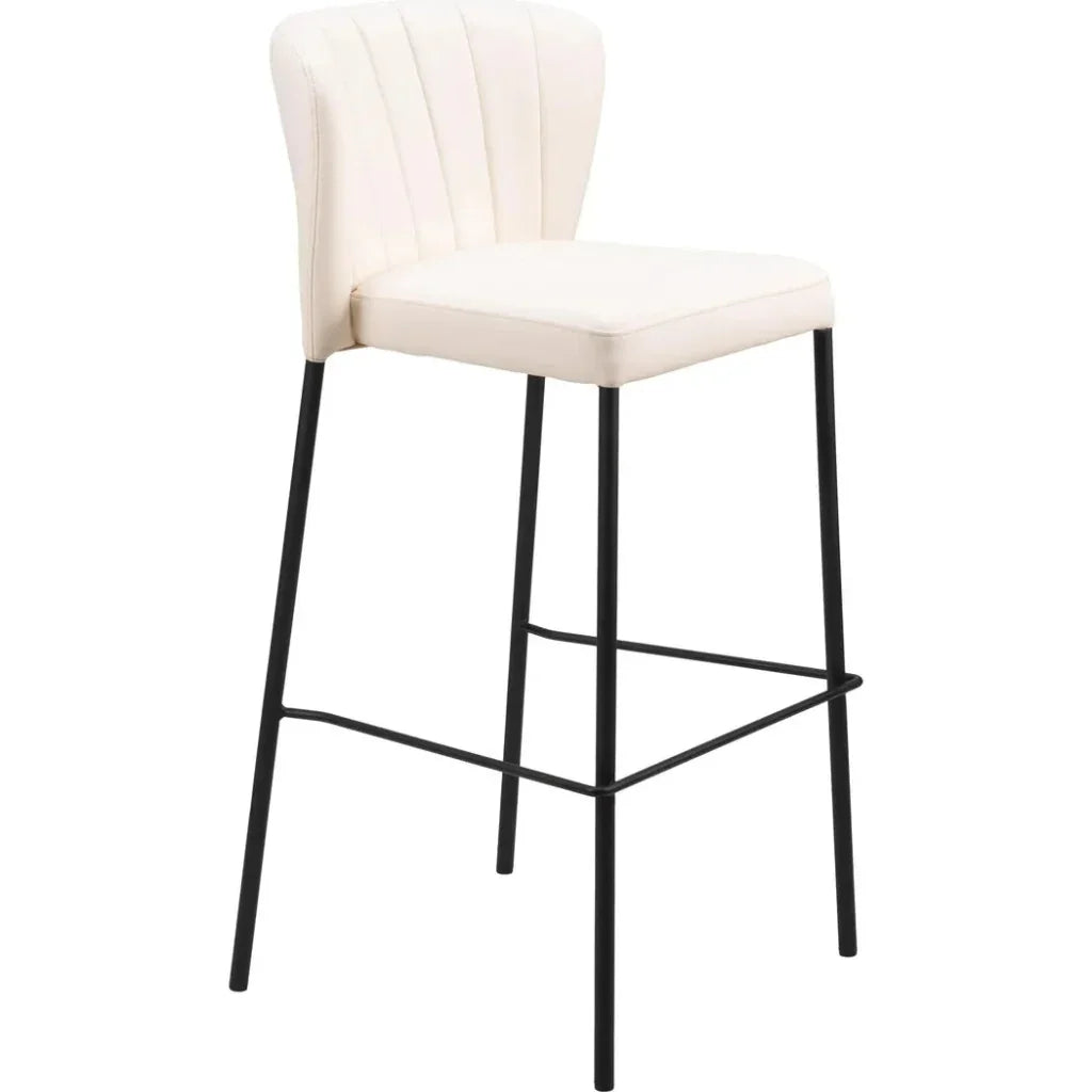 Linz Barstool (Set of 2) Cream