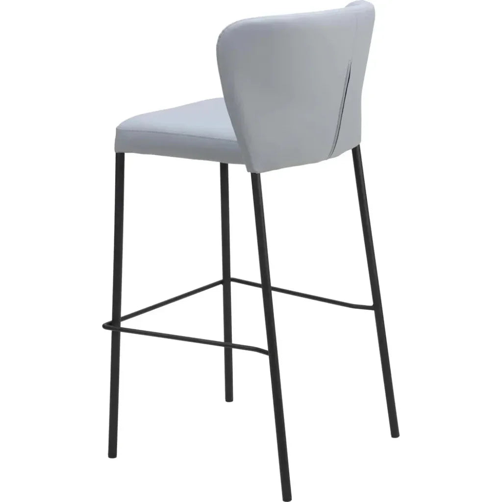 Linz Barstool (Set of 2) Gray