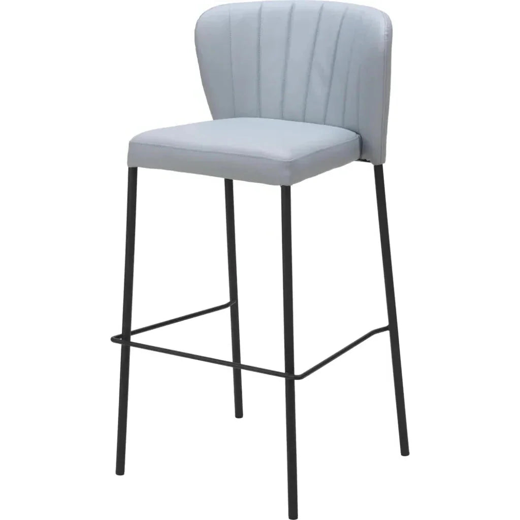 Linz Barstool (Set of 2) Gray