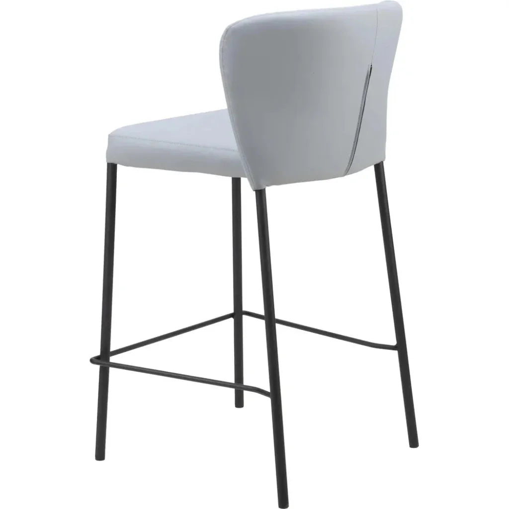 Linz Counter Stool (Set of 2) Gray