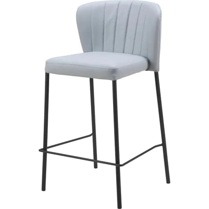 Linz Counter Stool (Set of 2) Gray