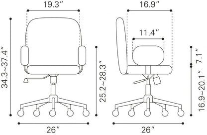 Lionel Adjustable Office Chair