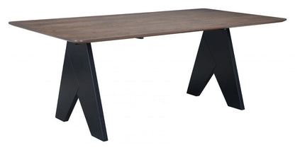 Lisse Wooden Rectangular Dining Table