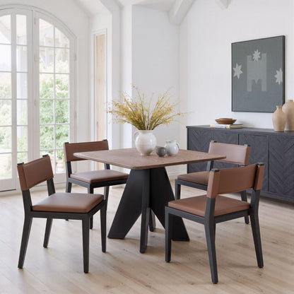 Lisse Wooden Square Dining Table