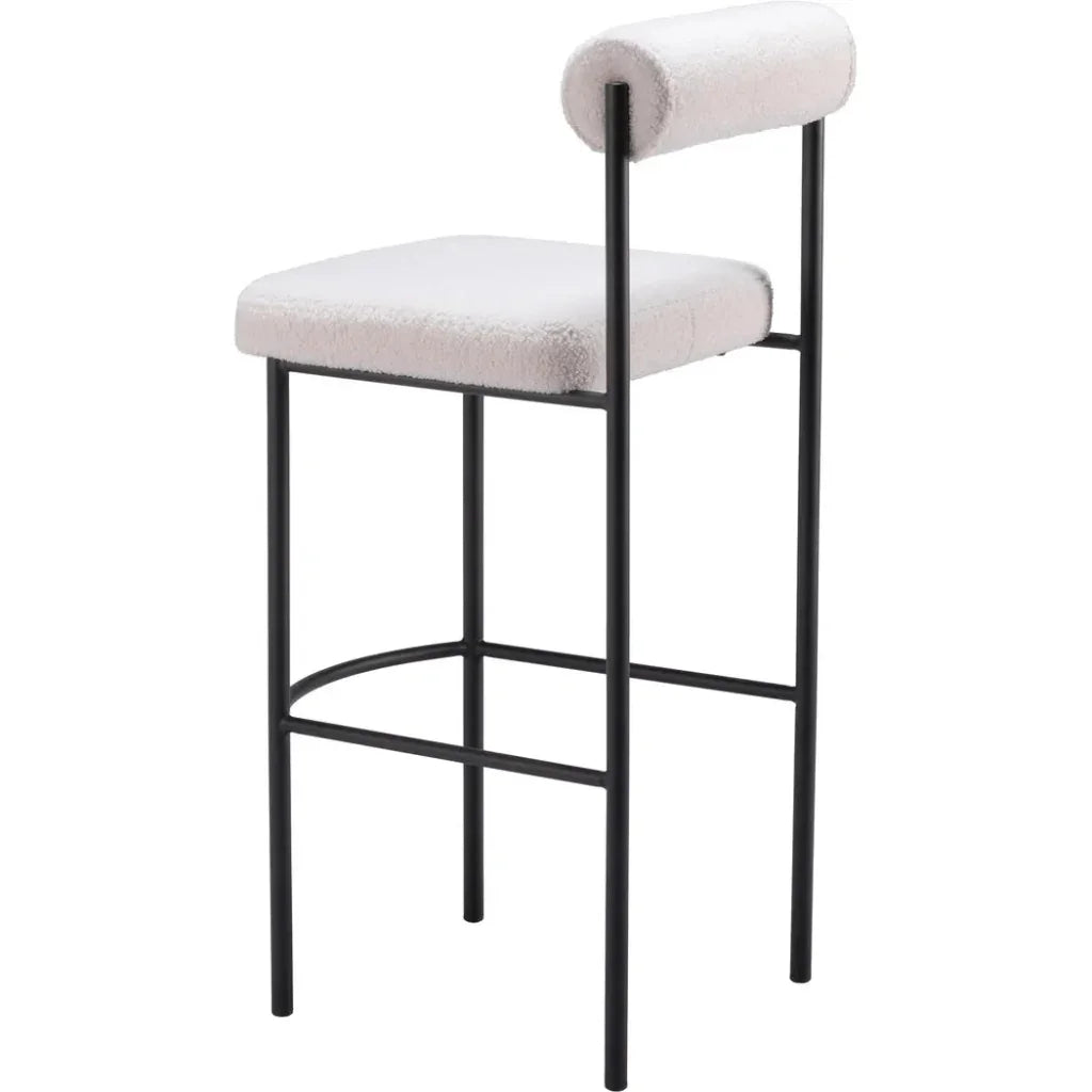 Livorno Barstool (Set of 2) Ivory