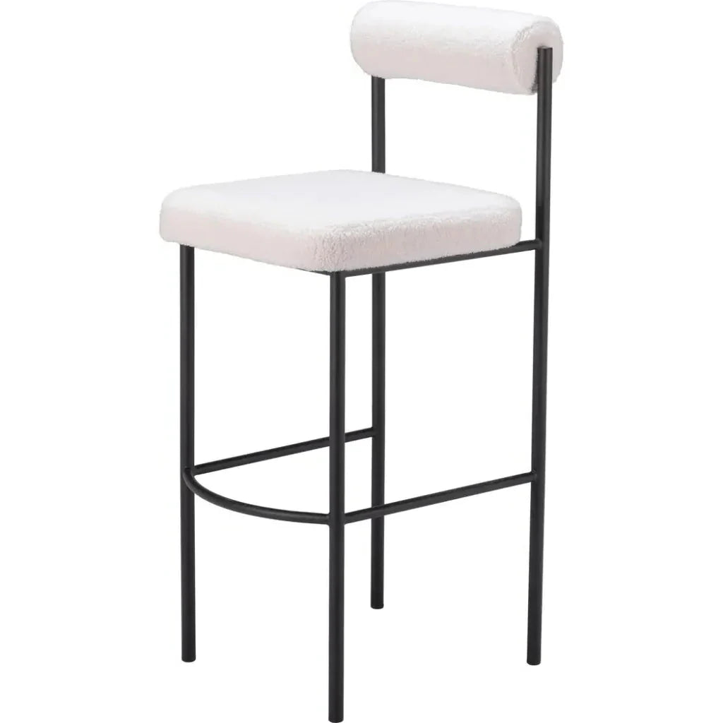 Livorno Barstool (Set of 2) Ivory