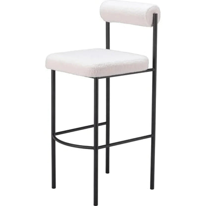 Livorno Barstool (Set of 2) Ivory