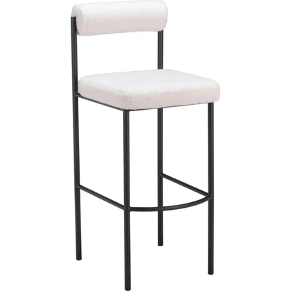 Livorno Barstool (Set of 2) Ivory