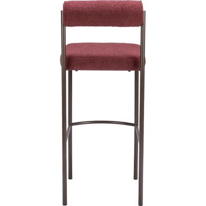 Livorno Barstool (Set of 2) Red & Bronze