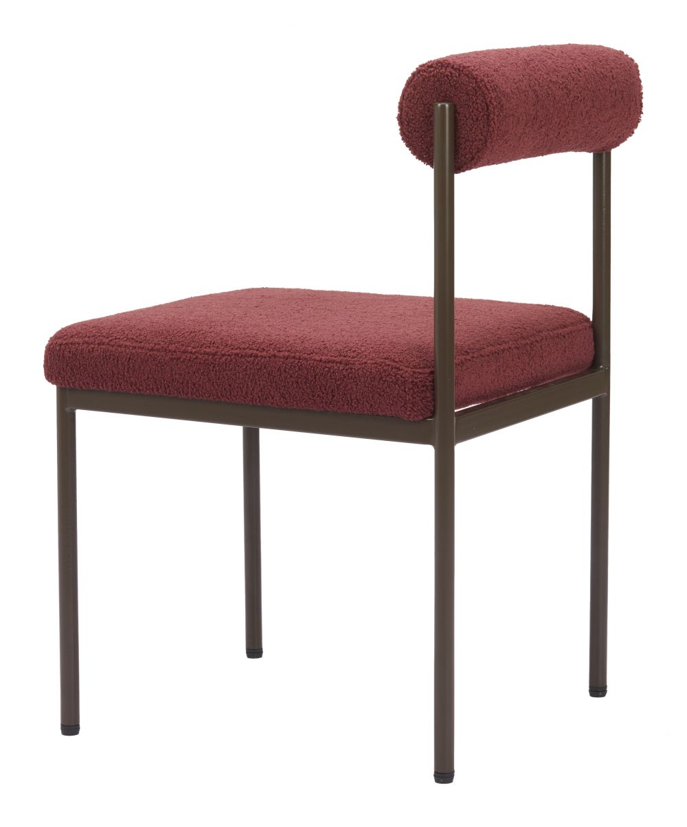 Livorno Shearling Fabric Dining Chair