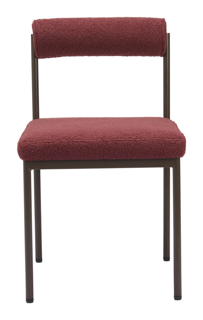 Livorno Shearling Fabric Dining Chair