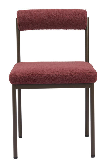 Livorno Shearling Fabric Dining Chair