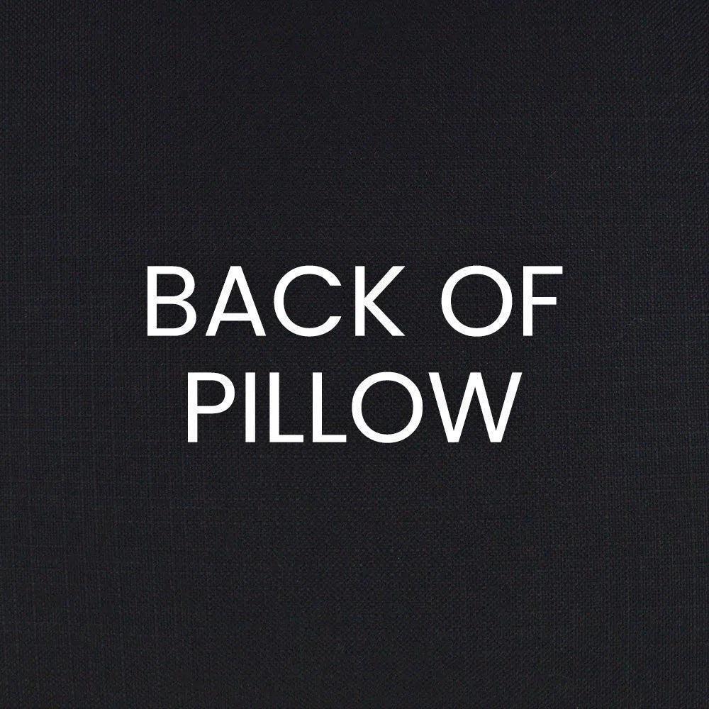 Lock Harbor Black Throw Pillow With Insert