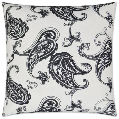 Lock Harbor Black Throw Pillow With Insert