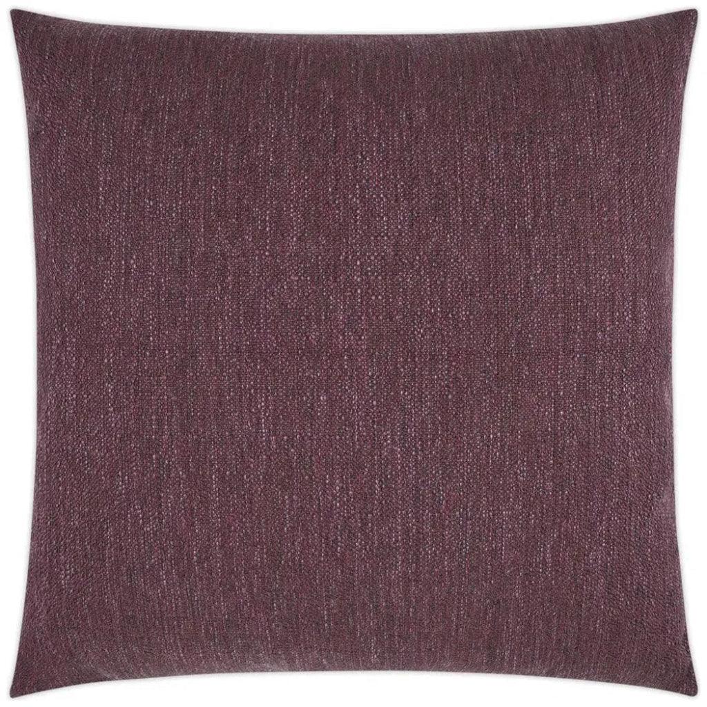 Lolly Plum Solid Purple Large Throw Pillow Insert