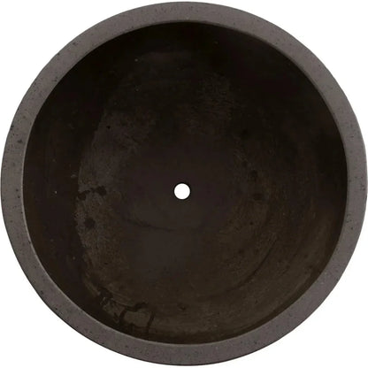 Low Opus Gray Terrazzo Round Planter