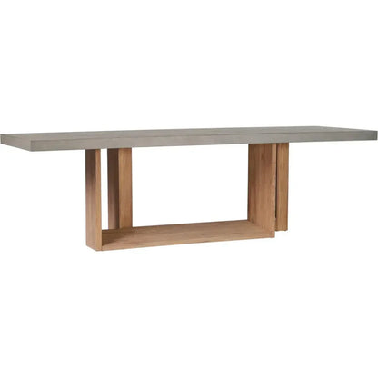 Lucca Outdoor Concrete Counter Table - Slate Gray