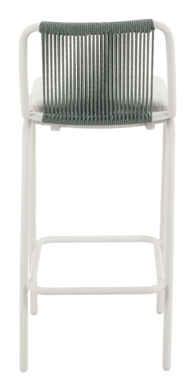 Luft Olefin Fabric Outdoor Barstool 2PC