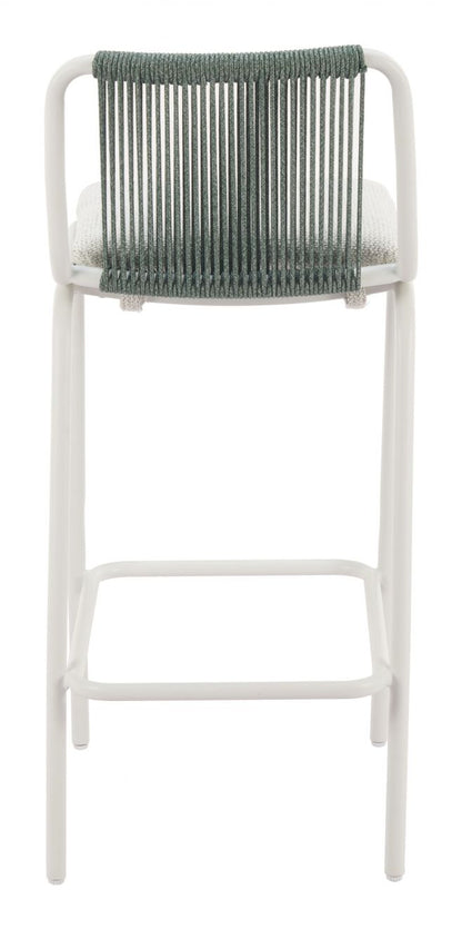Luft Olefin Fabric Outdoor Barstool 2PC
