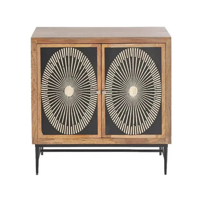 Luritha Bone Inlay Two Door Cabinet