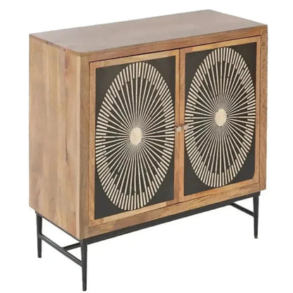 Luritha Bone Inlay Two Door Cabinet
