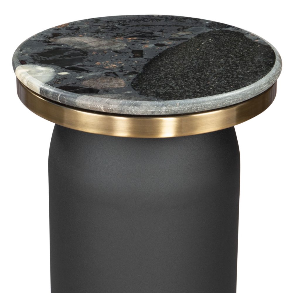 Luxor Marble Top Round Drink Table
