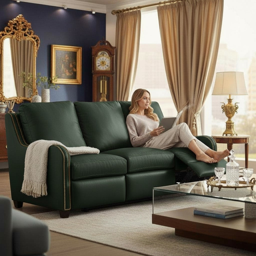 Luxora Luxury Power Motion Leather Sofa