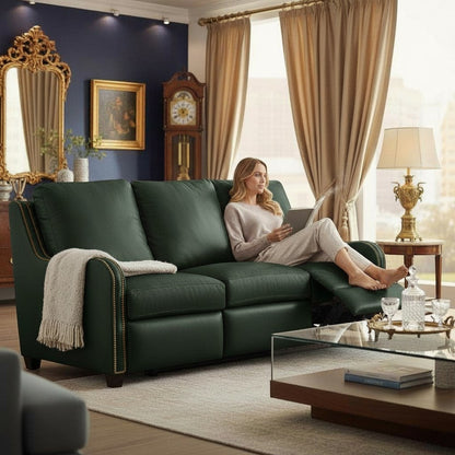 Luxora Luxury Power Motion Leather Sofa