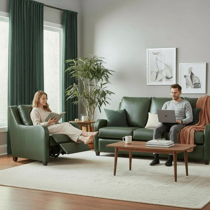 Luxora Luxury Power Motion Leather Sofa