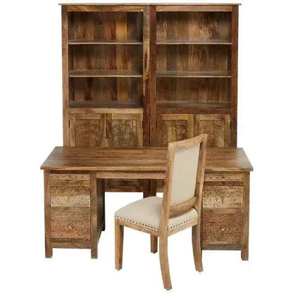 Lyeth Natural Wood Bookcase