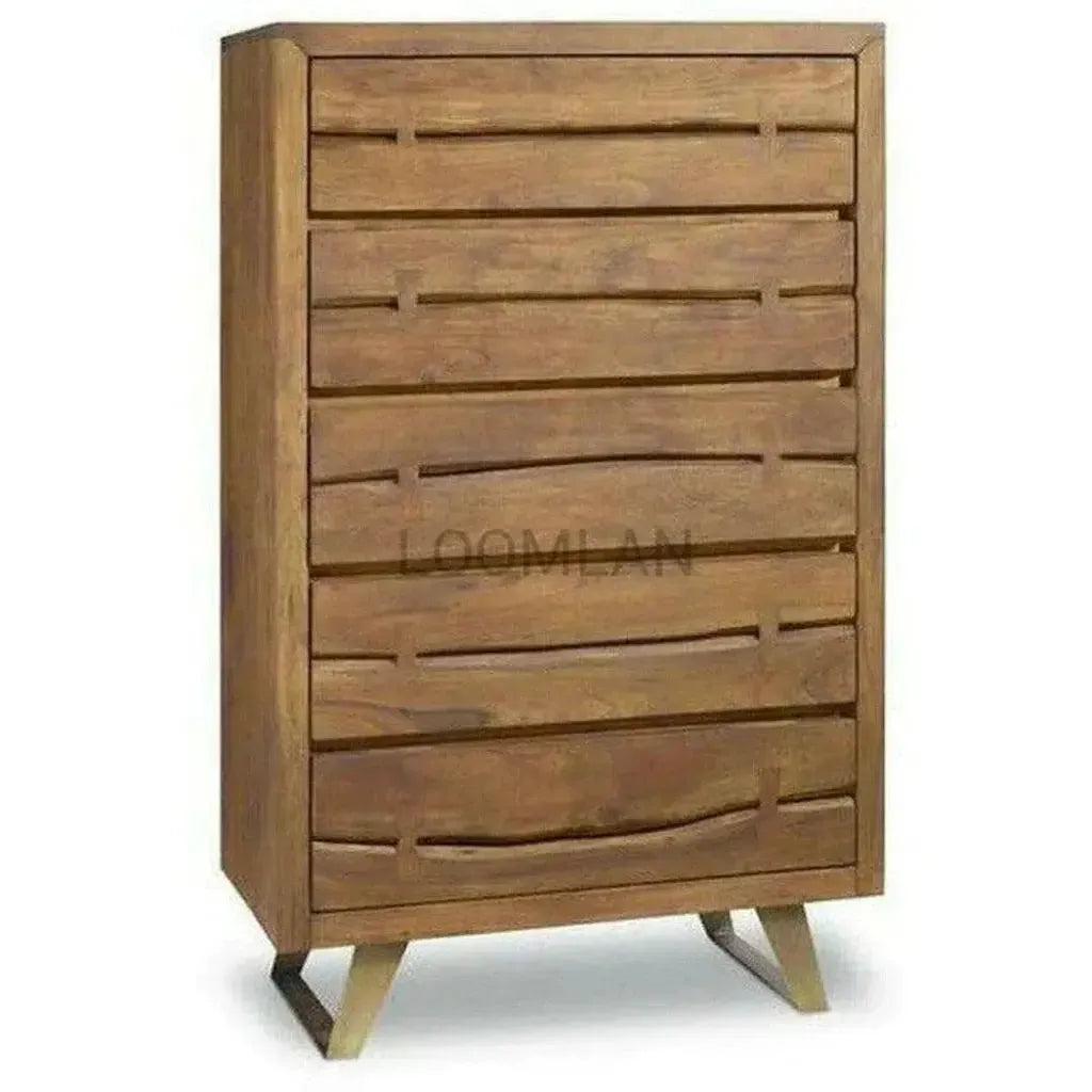 Lyia Five Drawers Wooden Tall Chest