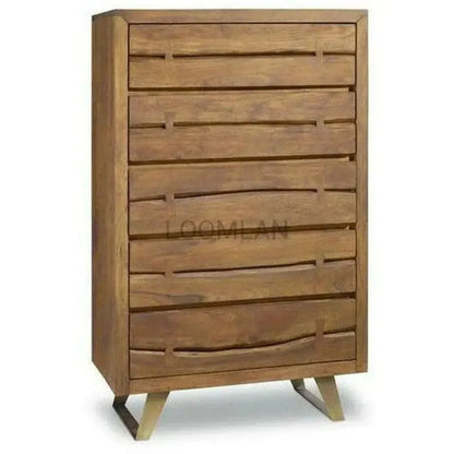 Lyia Five Drawers Wooden Tall Chest