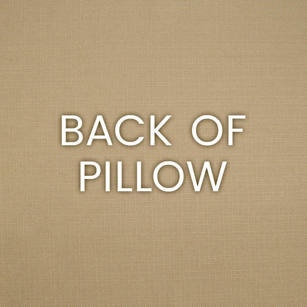 Lyon Saffron Brown Throw Pillow With Insert